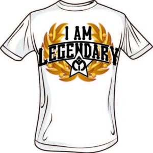 I Am Legendary - Men's White & Gold Tee